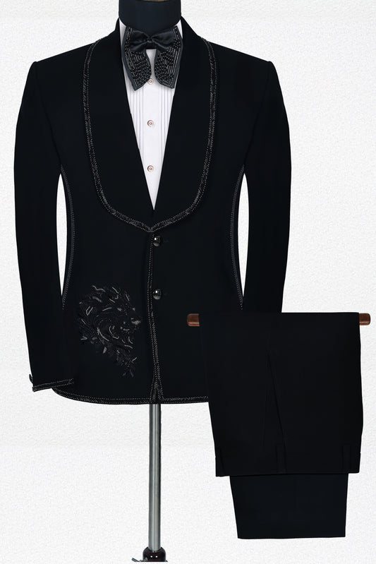 Hand Embroidered Tuxedo