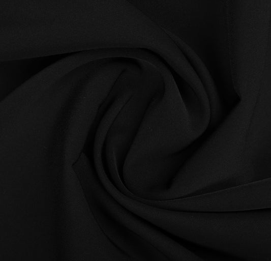 Flowy Spandex Black 3pc Coat Pant