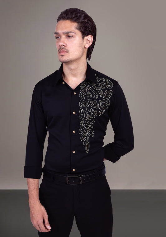 Arabian Art Luxury Hand Embroidered Shirt