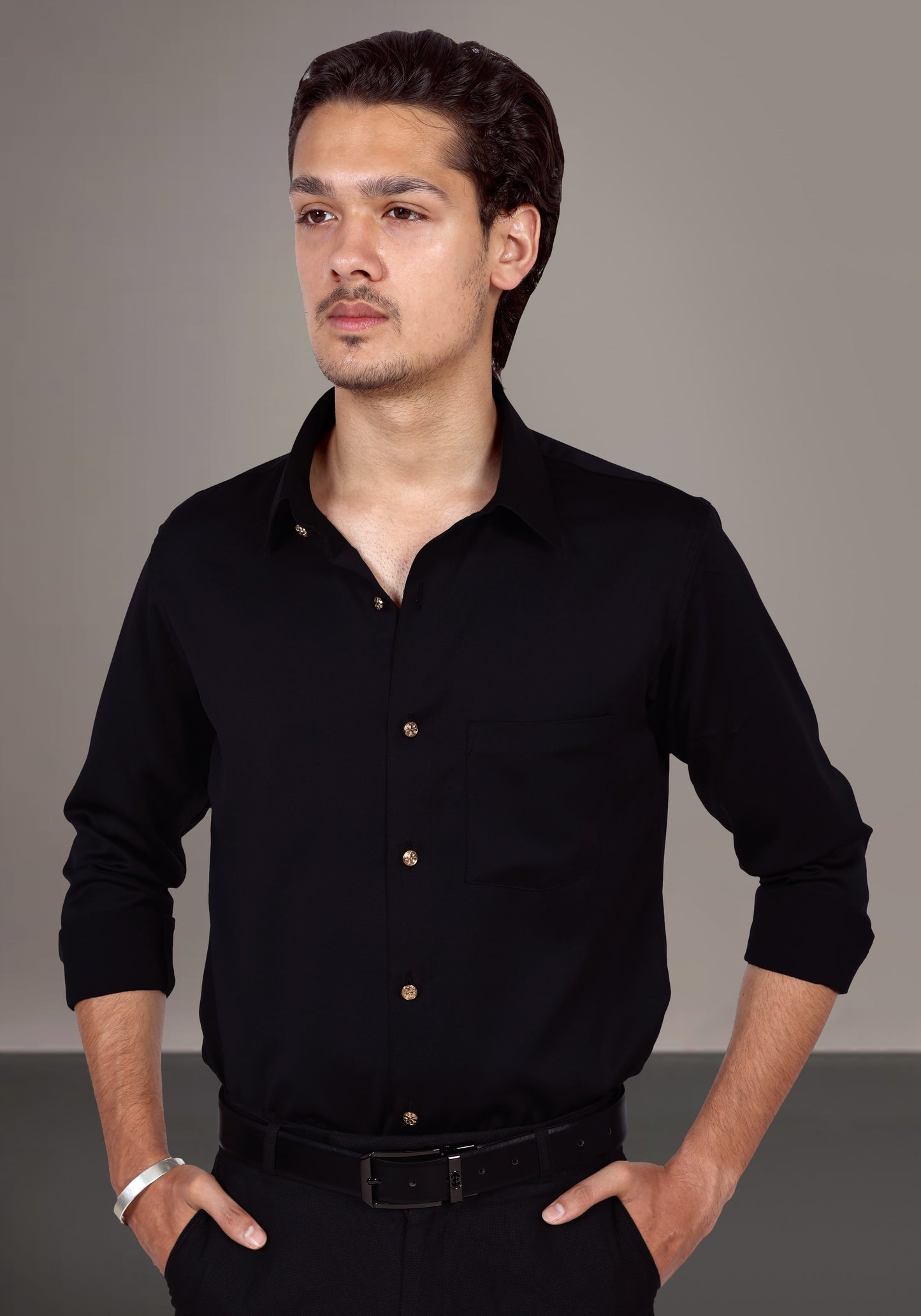 Dead Music Luxury Hand Embroidered Shirt