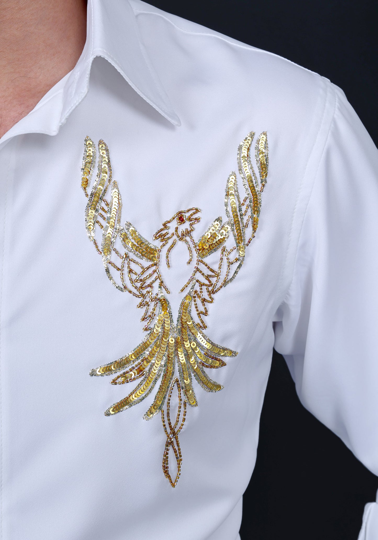 Eagle Luxury Hand Embroidered Shirt