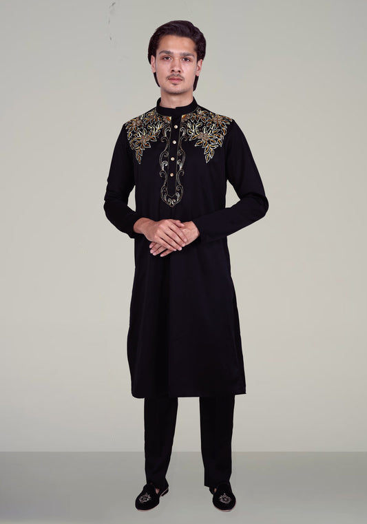 Flora Hand Embroidered Kurta Set