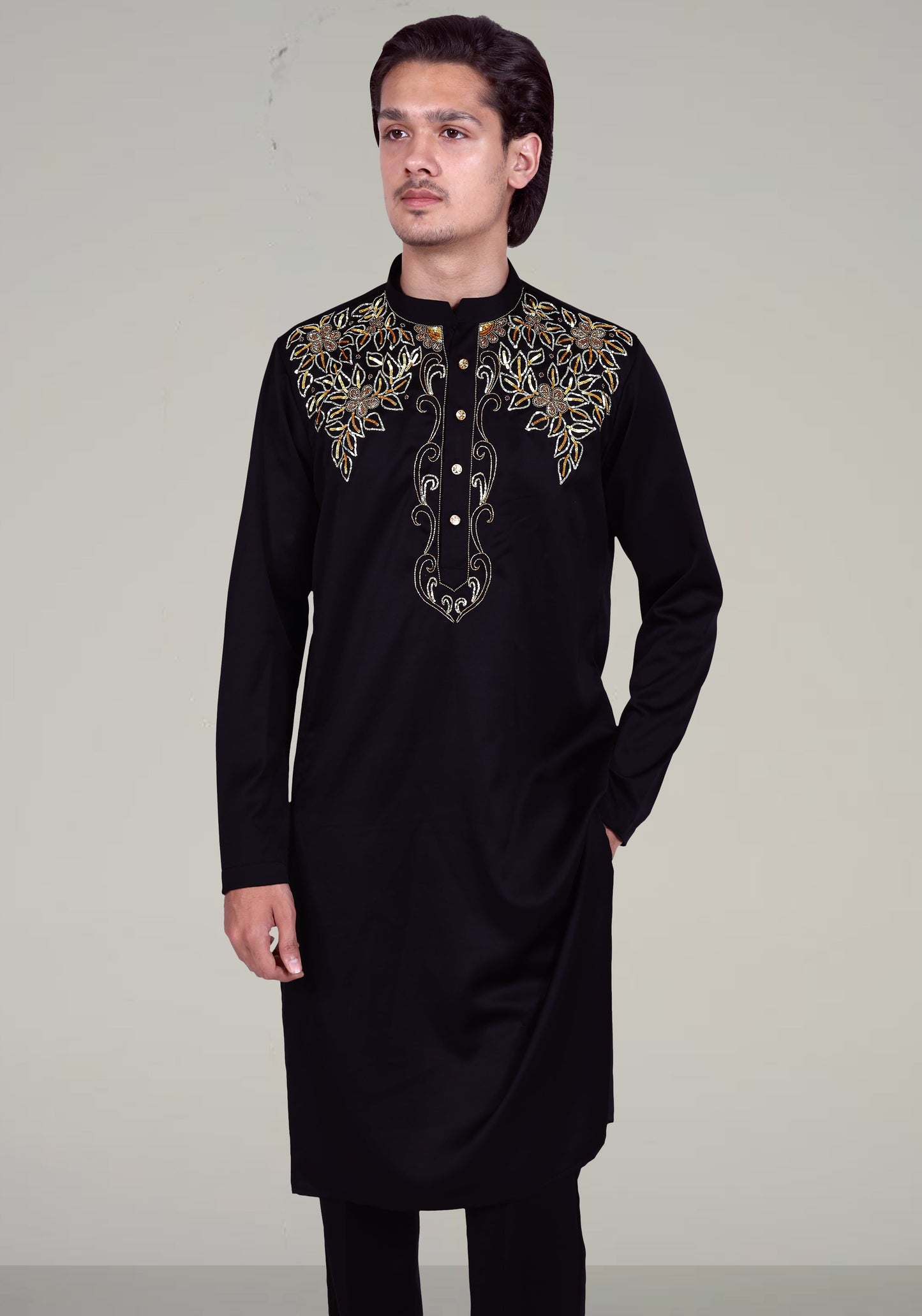 Flora Hand Embroidered Kurta Set