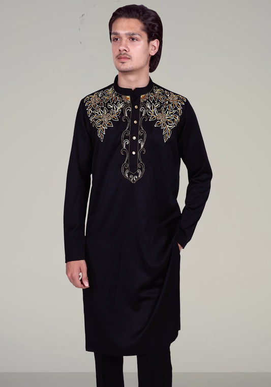 Flora Hand Embroidered Kurta Set
