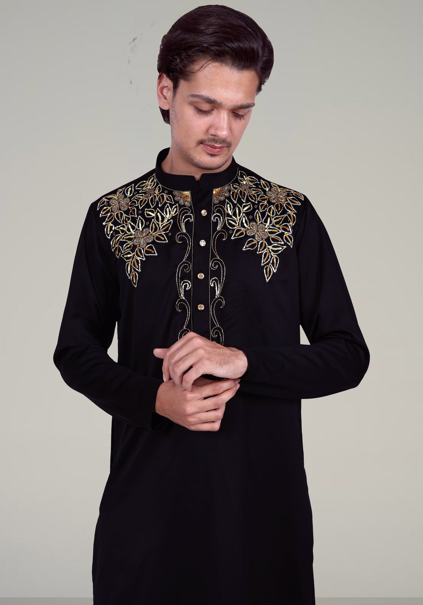 Flora Hand Embroidered Kurta Set