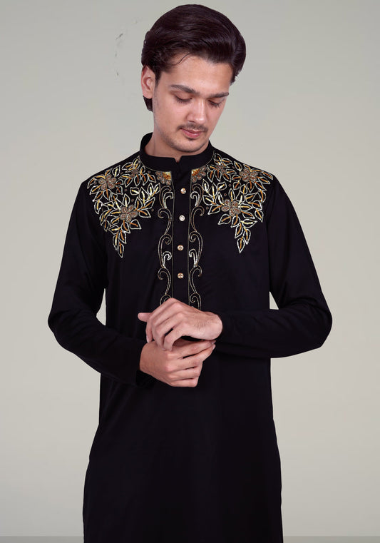 Flora Hand Embroidered Kurta Set