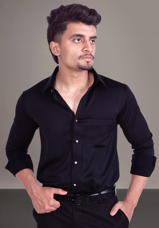 Foamy Beer Luxury Hand Embroidered Shirt