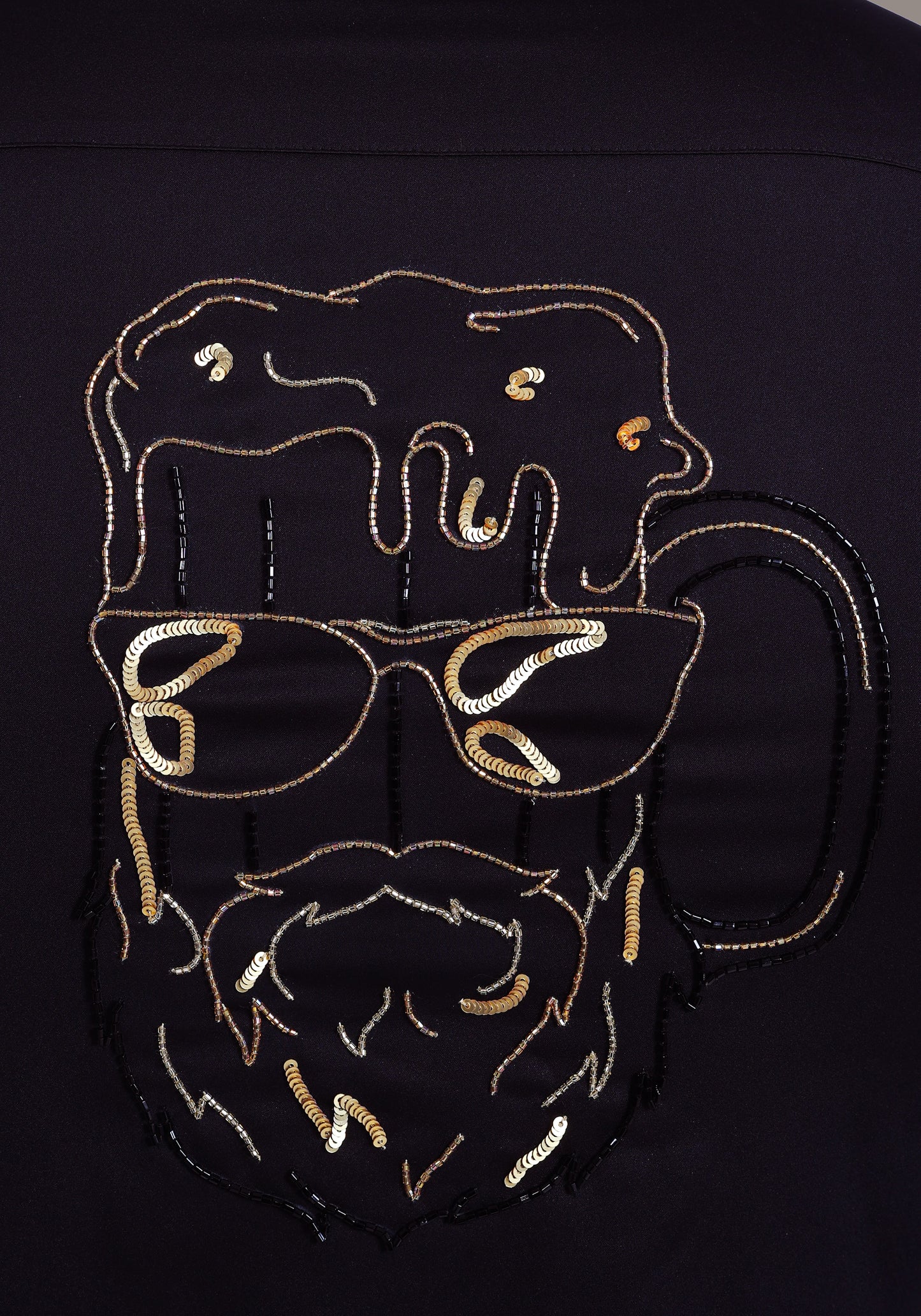 Foamy Beer Luxury Hand Embroidered Shirt