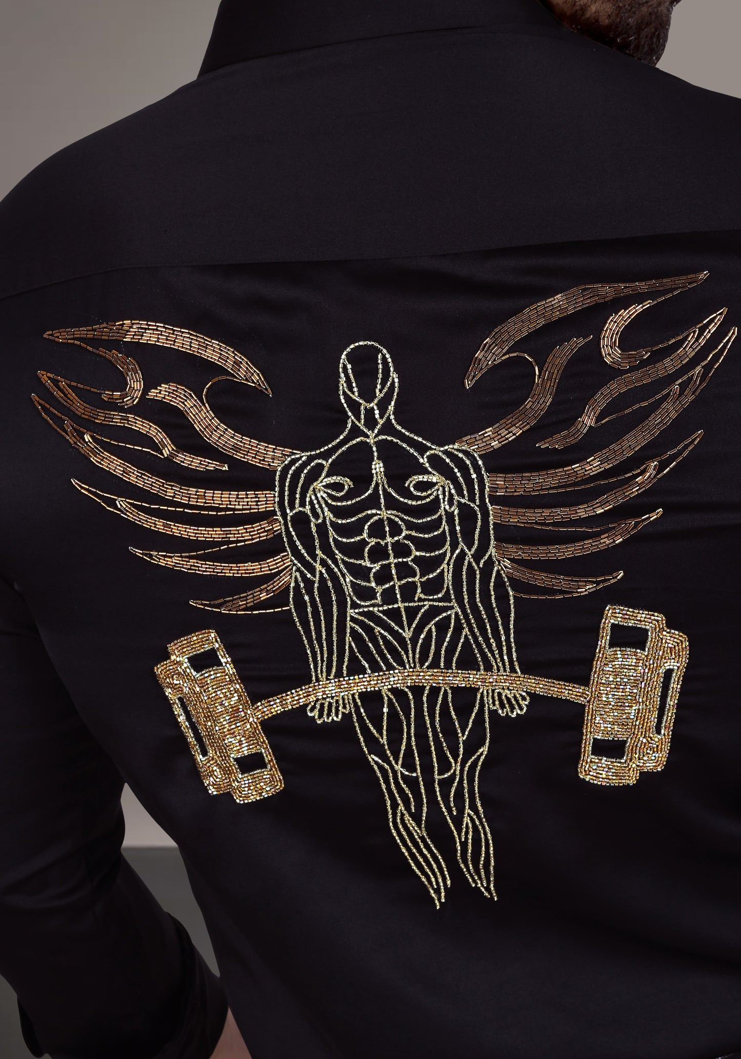 Power Soar Luxury Hand Embroidered Shirt