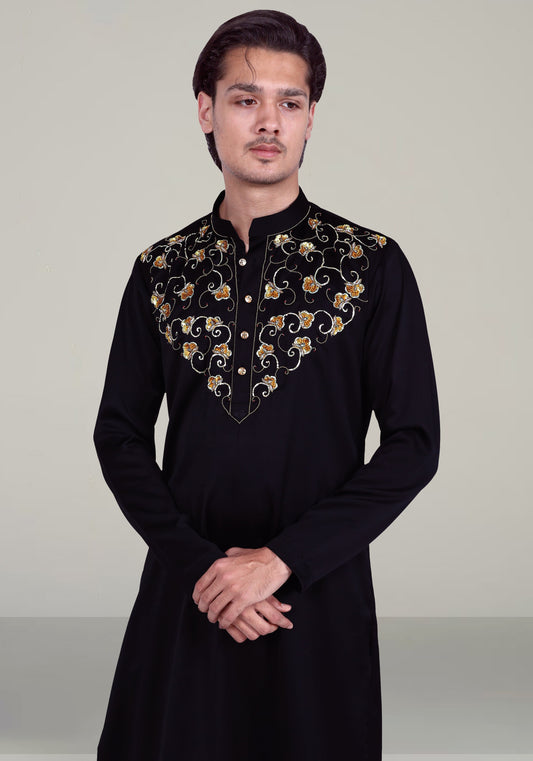 Fly High Hand Embroidered Kurta Set